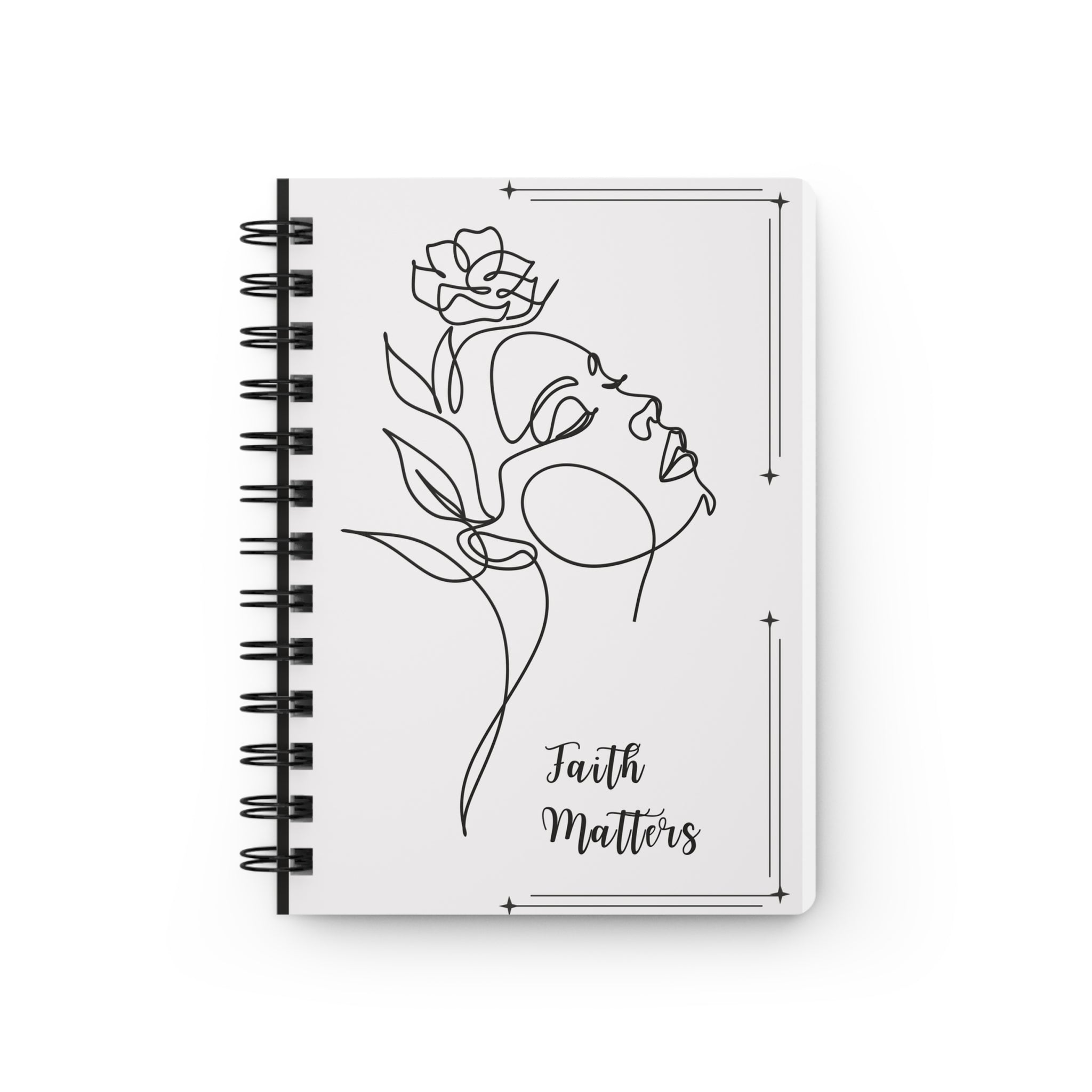 Faith Matters Spiral Journal — Inspirational Faith & Reflection Notebook