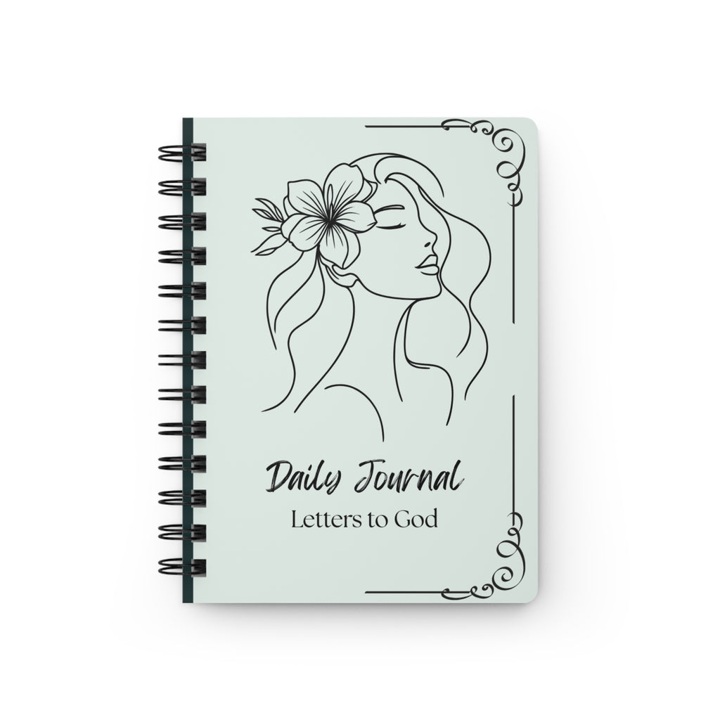 Daily Journal: Letters to God — Spiral Bound Prayer & Reflection Notebook