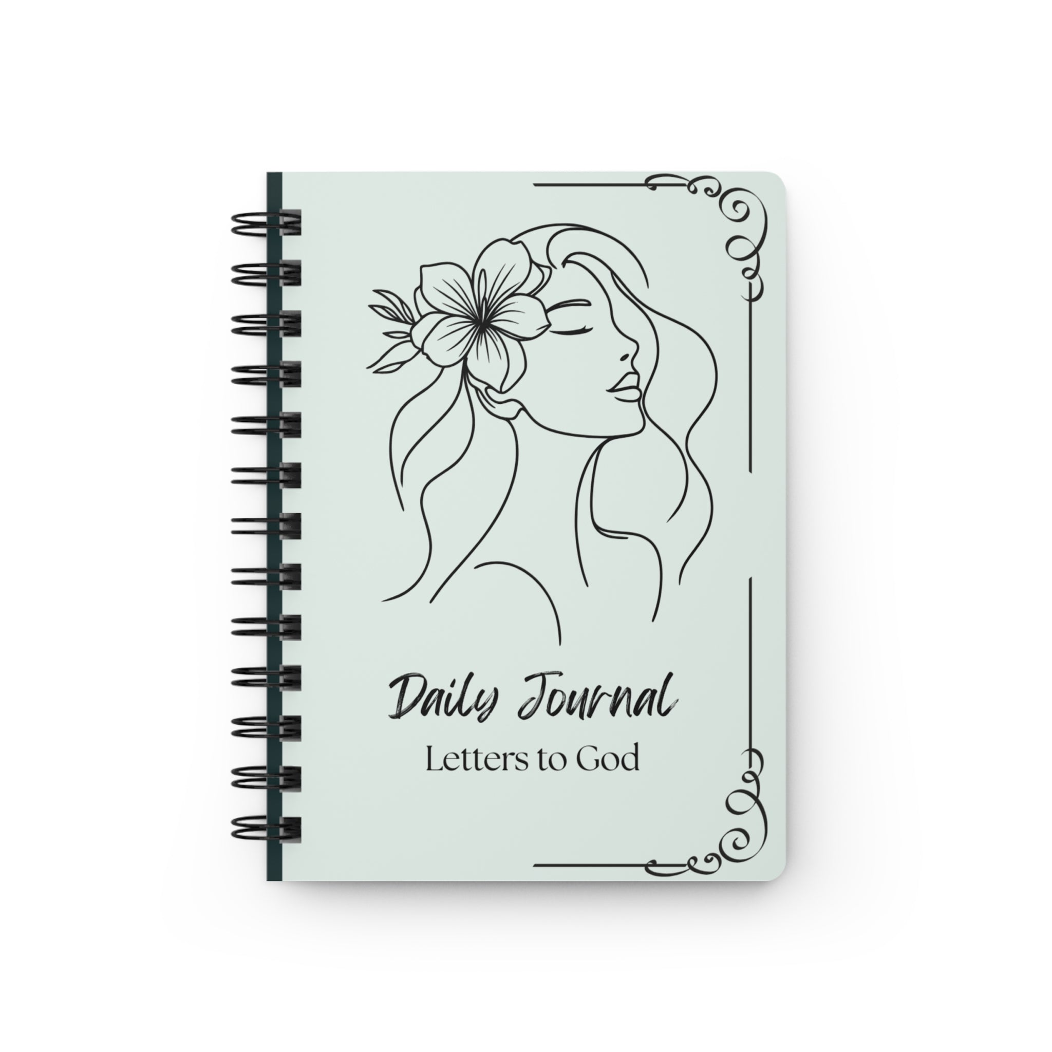 Daily Journal: Letters to God — Spiral Bound Prayer & Reflection Notebook